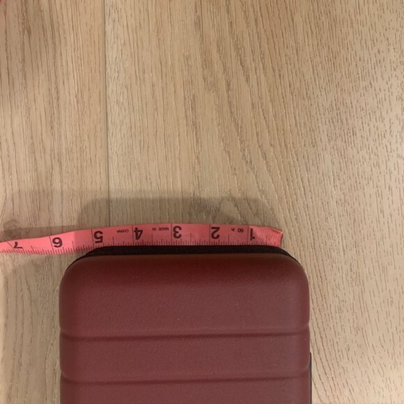 AWAY Travel Mini Luggage Hardshell Toiletry Case - Burgandy "Brick" - Picture 2 of 14